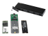 StarTech.com USB-C 10 Gbps till M.2 NVMe eller M.2 SATA SSD-inneslutning - Höger vinkel