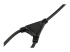 StarTech.com 2m (6ft) Computer Power Cord, 18AWG, EU Schuko to 2x C13 Power Cord, 10A 250V, Black Replacement AC Cord, TV/Monitor Power Cable, Schuko CEE 7/7 to IEC 60320 2x C13 Power Cord - Närbild