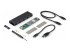StarTech.com USB-C 10 Gbps till M.2 NVMe eller M.2 SATA SSD-inneslutning - Vänster vinkel