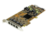 StarTech.com Gigabit Power over Ethernet PCIe-nätverkskort med 4 portar - Vänster vinkel