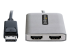 StarTech.com DP to Dual HDMI MST HUB, Dual HDMI 4K 60Hz, DisplayPort Multi Monitor Adapter with 1ft (30cm) Cable, DP 1.4 Multi Stream Transport Hub, DSC | HBR3, DP to 2x HDMI Ports - Närbild