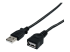 StarTech.com 1,8 m svart USB 2.0-förlängningskabel A till A – M/F - Höger vinkel
