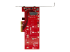 StarTech.com x4 PCI Express 3.0 till M.2 PCIe NVMe SSD Adapter - Ovansidan
