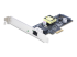 StarTech.com 1-Port 2.5Gbps NBASE-T PoE Network Card, Intel I225-V, 802.3af/at PoE+ Multi-Gigabit NIC, PCI Express Server LAN Card, SATA Powered Desktop Ethernet Interface - Höger vinkel