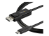 StarTech.com USB C till DisplayPort 1.4-kabel på 2 m för 8K vid 60 Hz/4K - Närbild