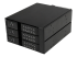 StarTech.com Flyttbart hyllfritt bakpanelställ i aluminium med hot swap-funktion för tre 3,5" SAS II/SATA III – 6 Gbps HDD - Höger vinkel