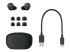 Sony WF-1000XM5 - True wireless-hörlurar med mikrofon - Framsidan