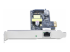 StarTech.com 1-Port 2.5Gbps NBASE-T PoE Network Card, Intel I225-V, 802.3af/at PoE+ Multi-Gigabit NIC, PCI Express Server LAN Card, SATA Powered Desktop Ethernet Interface - Vänster sida