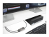 StarTech.com 2-Port DisplayPort MST Hub, Dual 4K 60Hz, DP to 2x DisplayPort Monitor Adapter, DP 1.4 Multi-Monitor Video Adapter w/ 1ft Built-in Cable, USB Powered, Windows Only - Vänster vinkel
