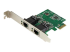 StarTech.com Gigabit PCI Express kortadapter med två portar för servernätverk - Vänster vinkel