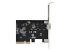 StarTech.com 10G PCIe SFP+ Card, Single SFP+ Port Network Adapter w/ Low Profile, Open SFP+ for MSA-Compliant Modules / Direct-Attach Cables (DAC), 10 Gigabit Fiber PCIe NIC Card - Vänster sida