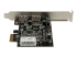 StarTech.com PCI Express (PCIe) SuperSpeed USB 3.0-kortadapter med 2 portar och UASP – LP4-ström - Höger vinkel