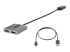 StarTech.com DP to Dual HDMI MST HUB, Dual HDMI 4K 60Hz, DisplayPort Multi Monitor Adapter with 1ft (30cm) Cable, DP 1.4 Multi Stream Transport Hub, DSC | HBR3, DP to 2x HDMI Ports - Vänster vinkel