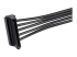 StarTech.com 15.7 in (400 mm) SATA Power Splitter Adapter Cable - Närbild