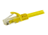 StarTech.com 100ft CAT6 Ethernet Cable, 10 Gigabit Snagless RJ45 650MHz 100W PoE Patch Cord, CAT 6 10GbE UTP Network Cable w/Strain Relief, Yellow, Fluke Tested/Wiring is UL Certified/TIA - Närbild