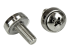 StarTech.com M5 Mounting Screws and Cage Nuts for Server Rack Cabinet - Flera vinklar