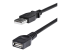 StarTech.com 1,8 m svart USB 2.0-förlängningskabel A till A ? M/F - Höger vinkel