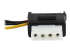 StarTech.com LP4 to SATA Power Cable Adapter with Floppy Power (LP4SATAFMD) - Närbild