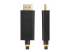 StarTech.com 3.3ft (1m) DisplayPort to HDMI Adapter Cable, 4K 60Hz with HDR, DP to HDMI 2.0b, Active Video Converter, DisplayPort Desktop to HDMI Monitor, M/M - Flera vinklar