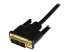 StarTech.com 1m (3.3 ft) Mini HDMI to DVI Cable, DVI-D to HDMI Cable (1920x1200p), 19 Pin HDMI Mini (C) Male to DVI-D Male, Digital Monitor Cable Adapter M/M, Single Link, Black - Närbild