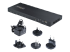 StarTech.com 4-Port HDMI Splitter, 4K 60Hz HDMI 2.0 Video, 1 In 4 Out HDMI Splitter, 4K HDMI Splitter w/Built-in Scaler, 3.5mm/Optical Audio Port, Durable Metal Housing, HDR/HDCP - Höger vinkel