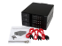 StarTech.com Flyttbart hyllfritt bakpanelställ i aluminium med hot swap-funktion för tre 3,5" SAS II/SATA III – 6 Gbps HDD - Höger vinkel