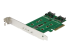 StarTech.com 3-port M.2 SSD (NGFF) Adapter Card - Vänster vinkel