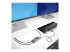 StarTech.com 2-Port DisplayPort MST Hub, Dual 4K 60Hz, DP to 2x DisplayPort Monitor Adapter, DP 1.4 Multi-Monitor Video Adapter w/ 1ft Built-in Cable, USB Powered, Windows Only - Vänster vinkel