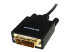 StarTech.com 1,8 m Mini DisplayPort till DVI-kabel – M/M - Närbild