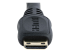 StarTech.com 5in Mini HDMI to HDMI Adapter, 4K High Speed HDMI Adapter, 4K 30Hz Ultra HD High Speed HDMI Adapter, HDMI 1.4, Gold Plated Connectors, UHD Mini HDMI Adapter 4K, Black - Närbild