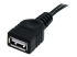 StarTech.com 1,8 m svart USB 2.0-förlängningskabel A till A – M/F - Närbild