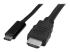 StarTech.com USB C to HDMI Cable - Vänster vinkel