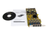 StarTech.com Gigabit Power over Ethernet PCIe-nätverkskort med 4 portar - Framsidan