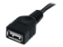 StarTech.com 3 m svart USB 2.0-förlängningskabel A till A – M/F - Höger vinkel