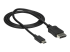 StarTech.com USB-C till DisplayPort-kabeladapter - Vänster vinkel