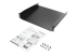 StarTech.com 2U Fixed Server Rack Mount Shelf, 16in Deep Steel Universal Cantilever Tray for 19" AV/Data/Network Equipment Rack with Cage Nuts & Screws, 44lbs Weight Capacity, 60" Deep - Höger vinkel
