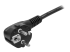 StarTech.com 2m (6ft) Computer Power Cord, 18AWG, EU Schuko to C13 Power Cord, 10A 250V, Black Replacement AC Cord, TV/Monitor Power Cable, Schuko CEE 7/7 to IEC 60320 C13 Power Cord - Närbild