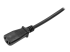 StarTech.com 2m (6ft) Computer Power Cord, 18AWG, EU Schuko to C13 Power Cord, 10A 250V, Black Replacement AC Cord, TV/Monitor Power Cable, Schuko CEE 7/7 to IEC 60320 C13 Power Cord - Närbild